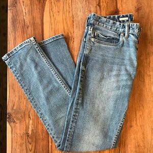 Topman Washed Blue Stretch Slim Jeans